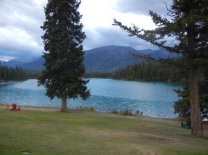 Beauvert Lake at The Jasper Park Lodge.